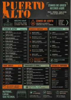 Industrial Craft menu template preview