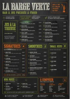Industrial Craft menu template preview