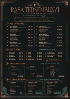 Speakeasy Spirits menu template preview