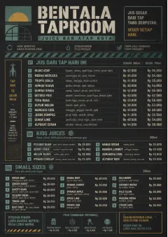 Industrial Craft menu template preview