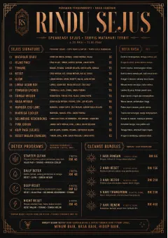 Speakeasy Spirits menu template preview