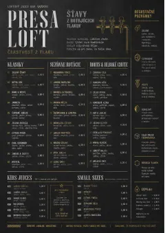 Industrial Craft menu template preview