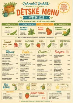 Monthly Seasonal menu template preview