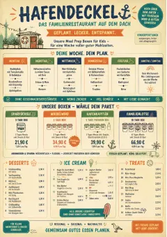 Meal Prep Box menu template preview
