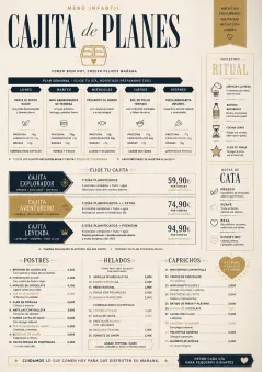 Meal Prep Box menu template preview