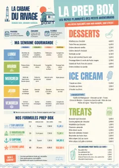 Meal Prep Box menu template preview