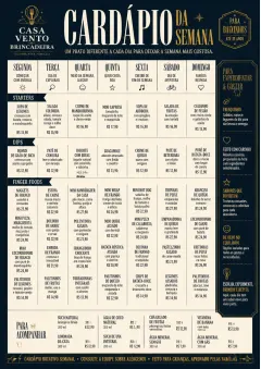 Weekly Grid menu template preview