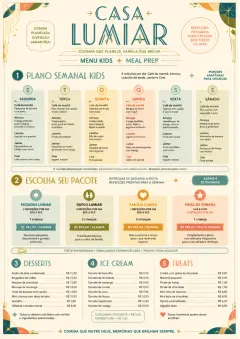 Meal Prep Box menu template preview
