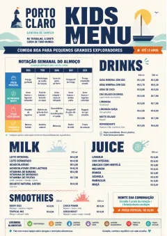 Corporate Canteen menu template preview