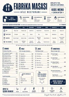 Corporate Canteen menu template preview