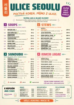 Street Stall Energy menu template preview