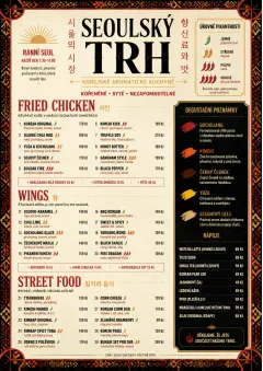 Spice Market Bold menu template preview