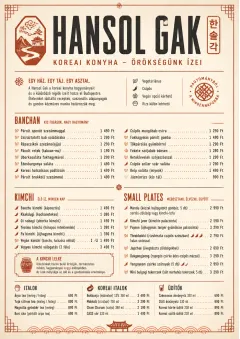 Heritage Tradition menu template preview