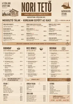 Family Style Feast menu template preview