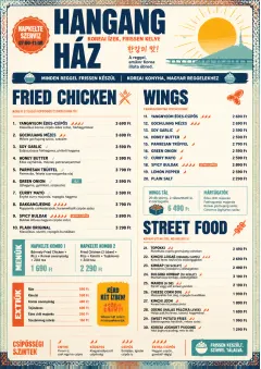 Spice Market Bold menu template preview