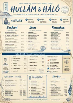 Coastal Regional menu template preview