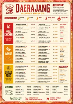 Spice Market Bold menu template preview