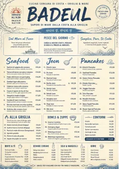 Coastal Regional menu template preview