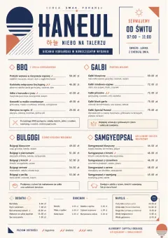 Modern Fusion menu template preview