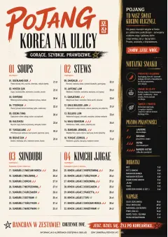 Street Stall Energy menu template preview