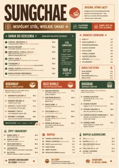 Family Style Feast menu template preview