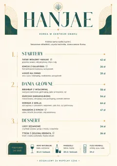 Chef Carte Brève menu template preview