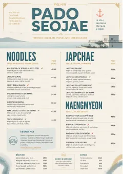 Fine Regional menu template preview