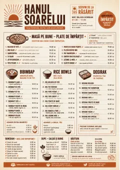 Family Style Feast menu template preview