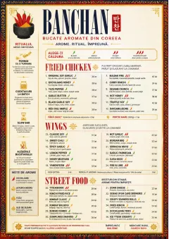 Spice Market Bold menu template preview