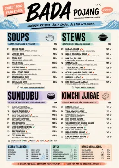 Street Stall Energy menu template preview