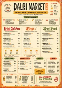 Spice Market Bold menu template preview