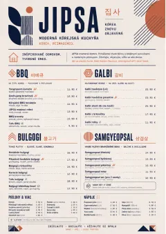 Modern Fusion menu template preview