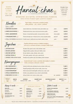 Fine Regional menu template preview