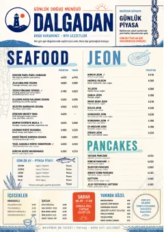 Coastal Regional menu template preview