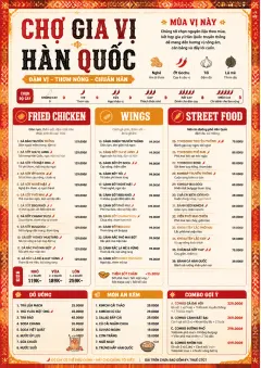 Spice Market Bold menu template preview