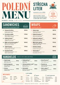 Modern Brunch Editorial menu template preview