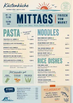 Market Fresh Midday menu template preview