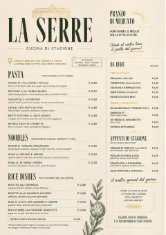 Market Fresh Midday menu template preview