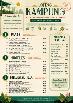 Market Fresh Midday menu template preview