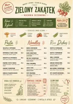 Market Fresh Midday menu template preview