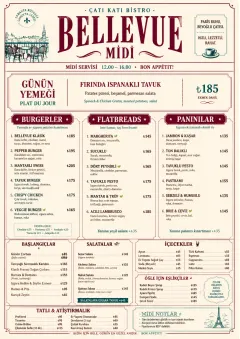 Bistro Midi menu template preview