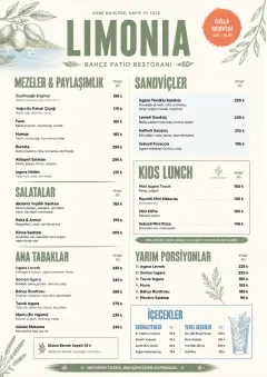 Garden Patio Day menu template preview