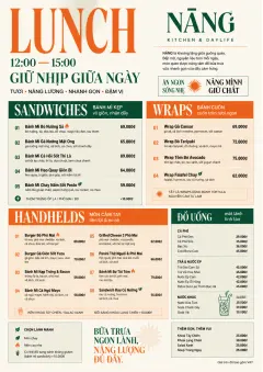 Modern Brunch Editorial menu template preview