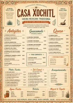 Heritage Tradition menu template preview
