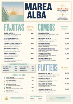Fine Regional menu template preview
