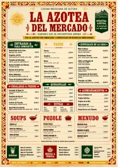 Spice Market Bold menu template preview