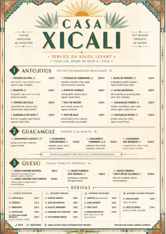 Heritage Tradition menu template preview