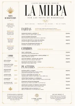 Fine Regional menu template preview