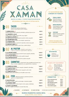 Modern Fusion menu template preview