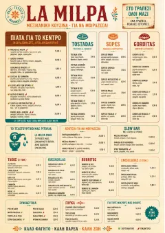 Family Style Feast menu template preview